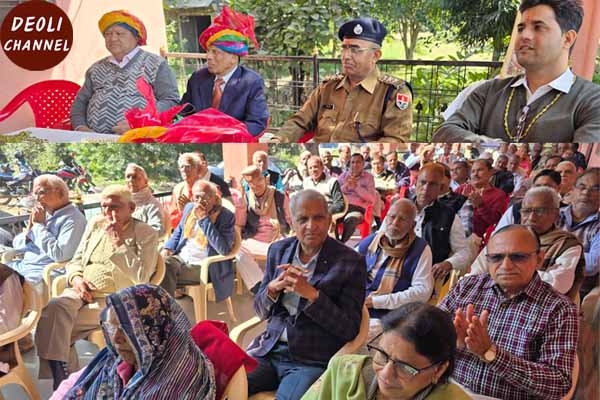 पेंशनर दिवस पर किया वरिष्ठ पेंशनर्स का सम्मान