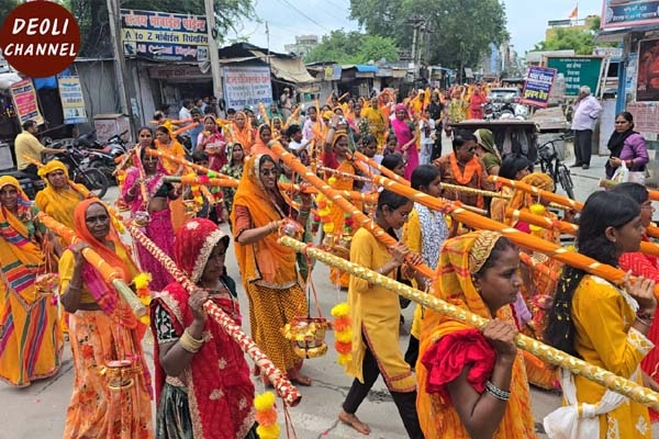 देवली में पायल किन्नर के नेतृत्व में निकली कावड़ यात्रा, अर्धनारीश्वर मंदिर में हुआ जलाभिषेक