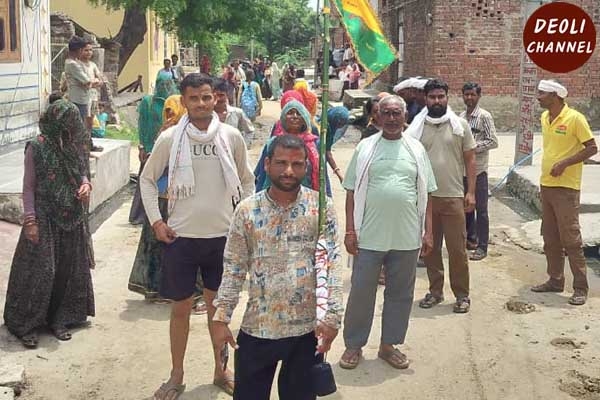 रामदेवरा के लिए पदयात्रा हुई रवाना