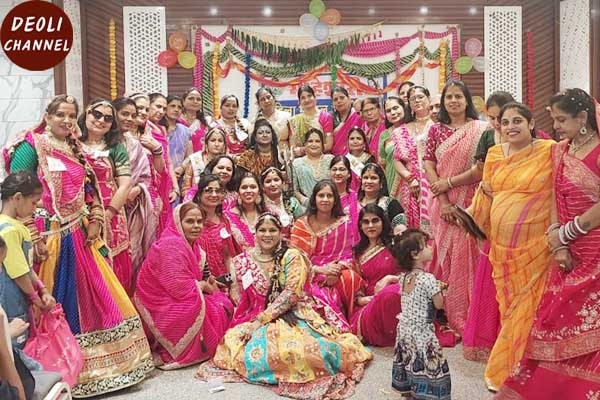 माहेश्वरी महिला मंडल ने मनाया लहरिया तीज महोत्सव