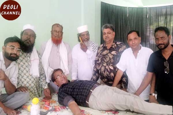 मुस्लिम समाज द्वारा रक्तदान शिविर आयोजित 