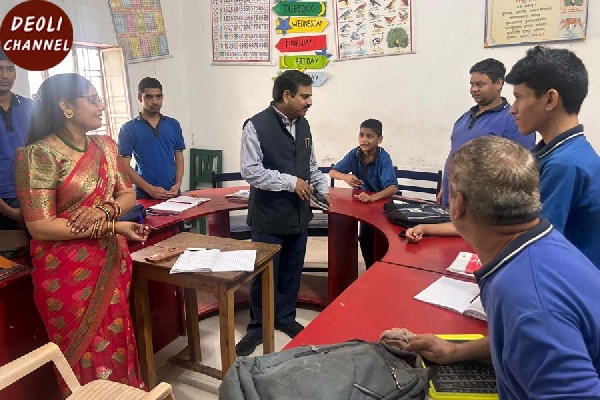 मानसिक विमंदित पुनर्वास गृह का मासिक निरीक्षण कर देखी व्यवस्थाएँ